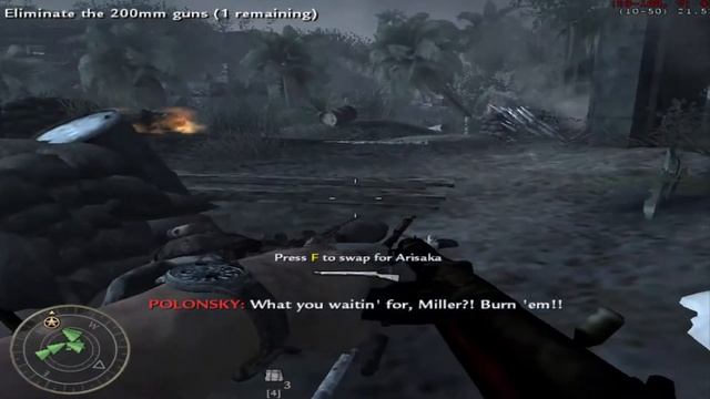 Call Of Duty - World At War - Mission 12 ( Blowtorch & Corkscrew ) Gameplay смотреть онлайн