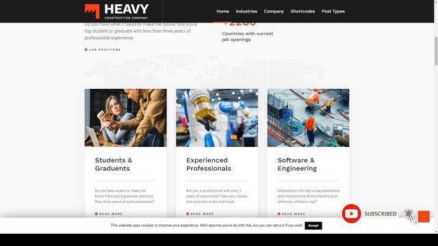 Heavy - Industrial WordPress Theme WordPress смотреть онлайн