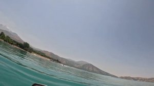 Чарвак, ?? Узбекистан. Юсуфхона, пляж Ок-Кум / Water scooter trip, Uzbekistan