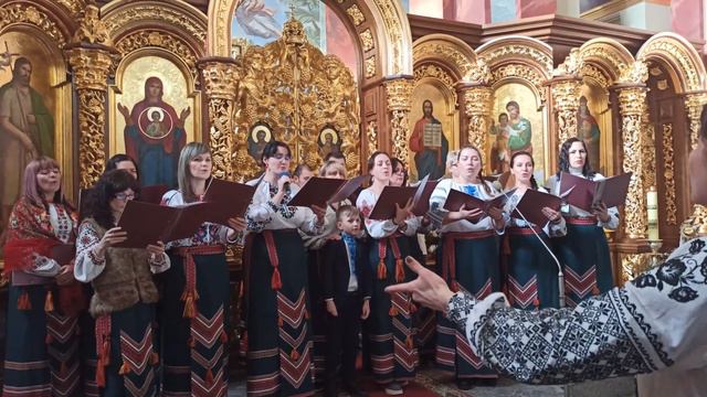 Різдвяна коляда хор Алетея Червоноград храм святого Юрія Христос народився 2022 смотреть онлайн