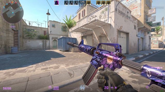 StatTrak M4A1-S  Black Lotus (Minimal Wear)  Kilowatt Case