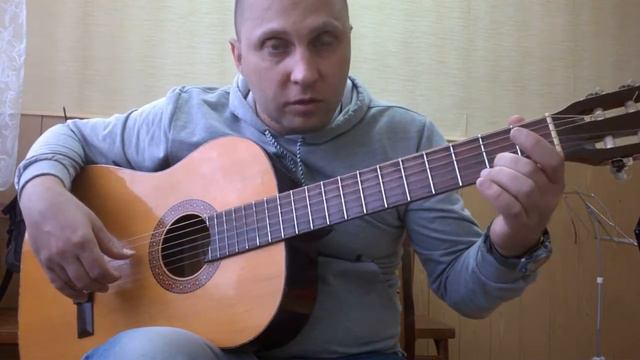 Уроки гитары.Старинная французская мелодия 1 часть смотреть онлайн