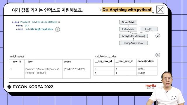 Type Annotation 이용하여 다양하고 복잡한 파이썬 객체를 데이터베이스로 관리하는 법, 고용석 - PyCon Korea 2022 смотреть онлайн