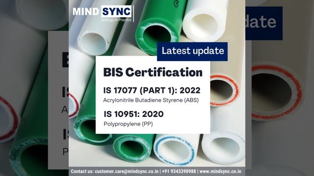 BIS- Polypropylene (PP) & Acrylonitrile Butadiene Styrene (ABS) mandatory | IS 10951 & IS 17077 смотреть онлайн
