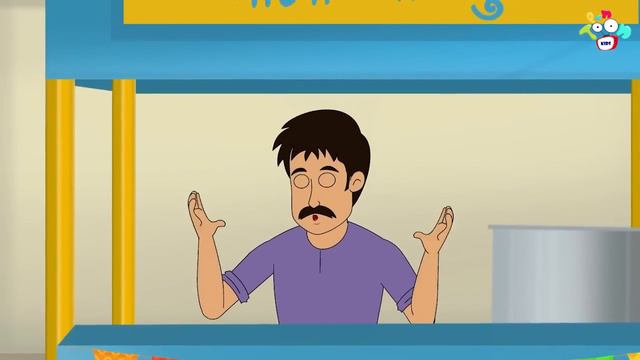 Spicy Panipuri Challenge | Animated English Cartoon | Moral Stories | PunToon Kids смотреть онлайн