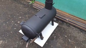 Печь со съёмным водяным контуром для гаража,теплицы.