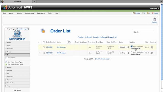 Processing Orders with Joomla & Virtuemart смотреть онлайн