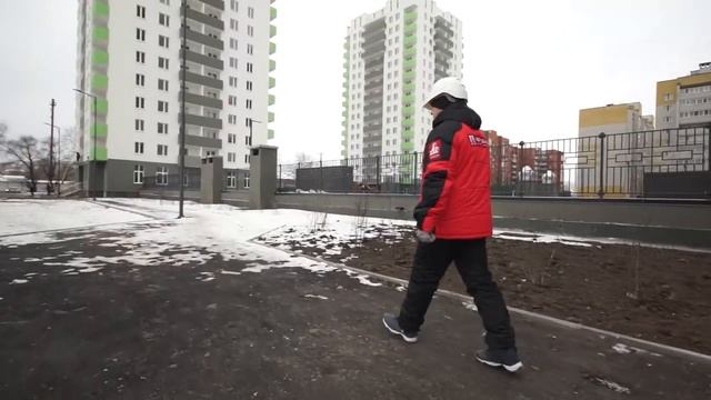 Динамика строительства ЖК "Заречный", февраль 2018 года смотреть онлайн