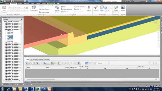Road Construction Simulation with Civil3D and Navisworks смотреть онлайн