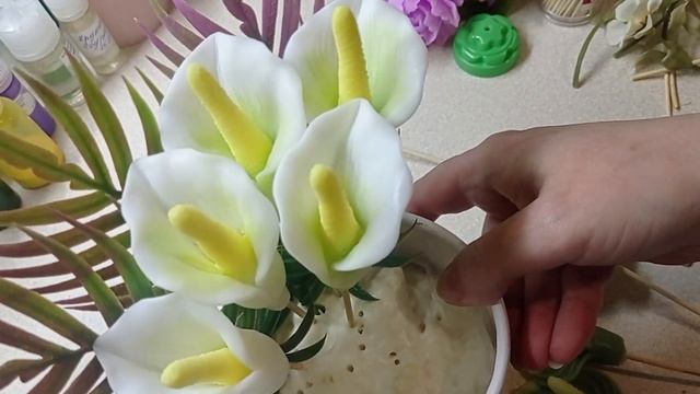 Букет из пионов и антуриумов смотреть онлайн