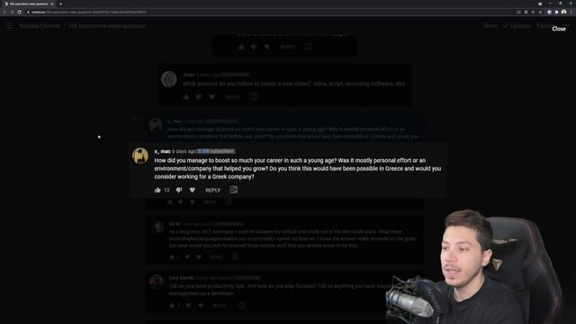 Answering Your Technical, Professional And Personal Questions | Nick Chapsas