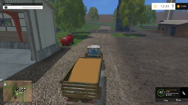Farming simulator 2015 собираем пшеницу и продаем сено. смотреть онлайн