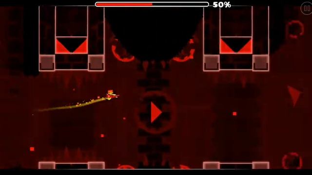 Прохождение уровня blodbaf easy в Geometry dash на телефоне. ID уровня в описании. смотреть онлайн