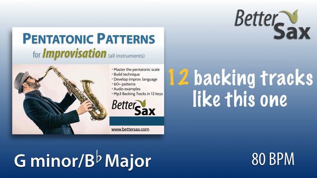 Smooth Jazz Backing Track G minor/Bb Major 80 BPM смотреть онлайн