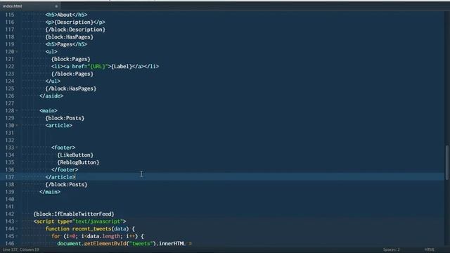 Starting Our Tumblr Theme's Post Markup смотреть онлайн