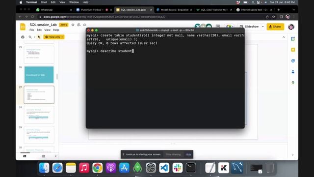 MYSQL session 3 & 4 Masterclass by ankit bhowmik смотреть онлайн