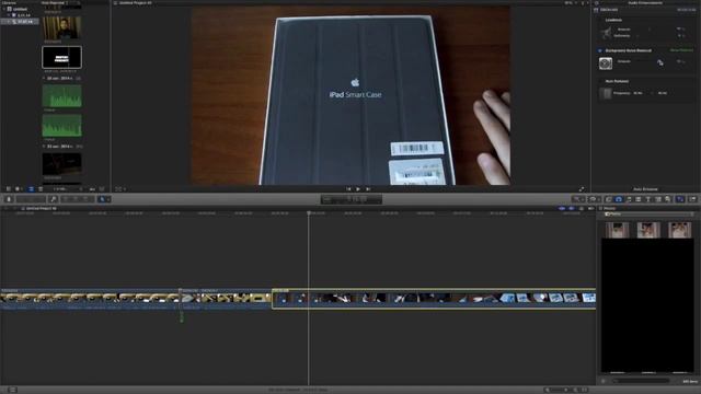 Как убрать посторонние шумы в Final Cut Pro? смотреть онлайн