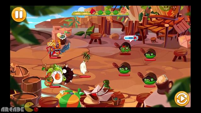 Angry Birds Epic: Monday Challenge Dungeon Porktuga Golden Bad Piggies смотреть онлайн