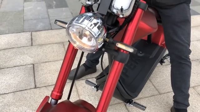 Электроскутер Citycoco Harley Chopper 1500W смотреть онлайн