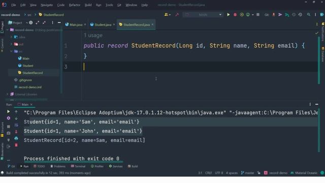 Java record class | Record class in java смотреть онлайн