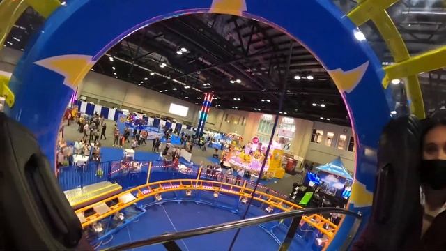 CRAZY Hamster Wheel Roller Coaster! WTF??? Onride POV from IAAPA 2021 смотреть онлайн