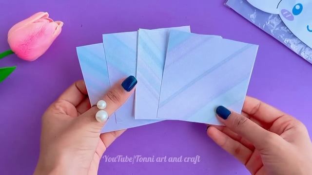 DIY Paper Cinnamoroll Stationery / Handmade Cinnamoroll Stationery /easy To Make /School Special DI
