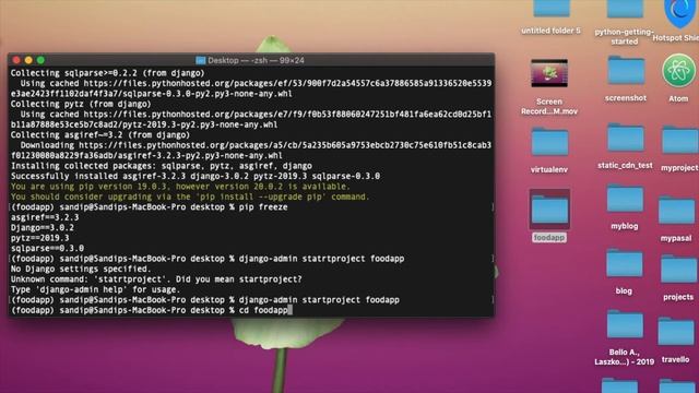How to install Django 3 and Setup Virtual Enviroment On Mac in Hindi | Part 4 | Lean Python | смотреть онлайн