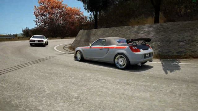 Assetto Corsa Nagao Downhill - MRS VS AE86 смотреть онлайн