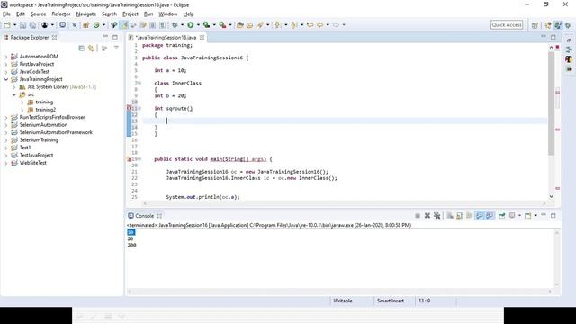 Java #16 - Java Inner Class смотреть онлайн