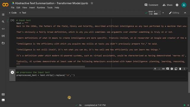 Abstractive Text Summarization using Transformer Model | Deep Learning | Python смотреть онлайн