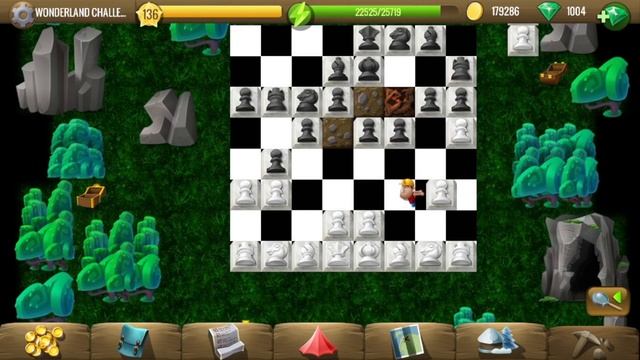 Chess Puzzles - Wonderland Challenge 1 - Alice in Wonderland - Diggy's Adventure смотреть онлайн