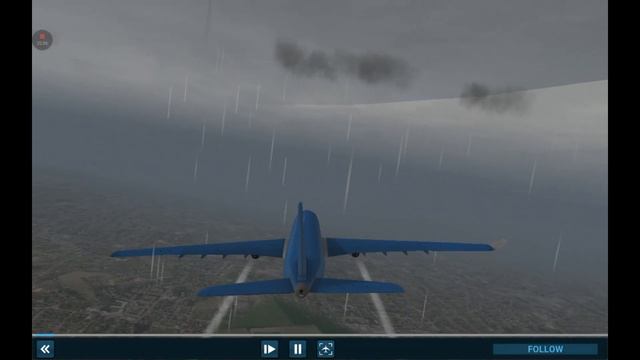 Front gear failure / Airline Commander flight simulator смотреть онлайн