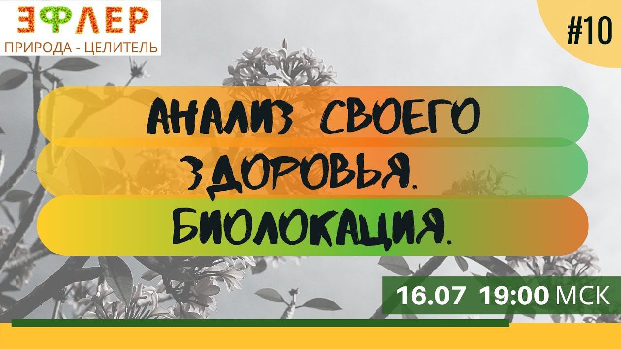 ВЕБИНАР №10 ВАШИ ВОПРОСЫ. Здоровье, Анализ своего здоровья, Биолокация. смотреть онлайн