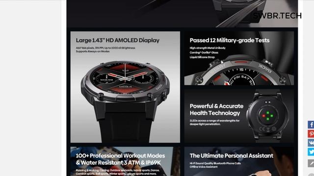 Lançamento ZEBLAZE VIBE 7 PRO - AMOLED, CERTIFICAÇÃO MILITAR e BARATO! Mas já vale a pena comprar? смотреть онлайн