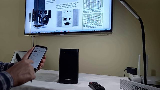 Активные WiFi колонки Canton Smart Soundbox 3, общий обзор. Управление с iPhone, Android, Мультирум смотреть онлайн