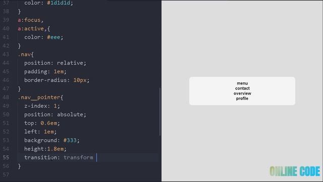 animated nav bar using html css and vanilla javascript смотреть онлайн