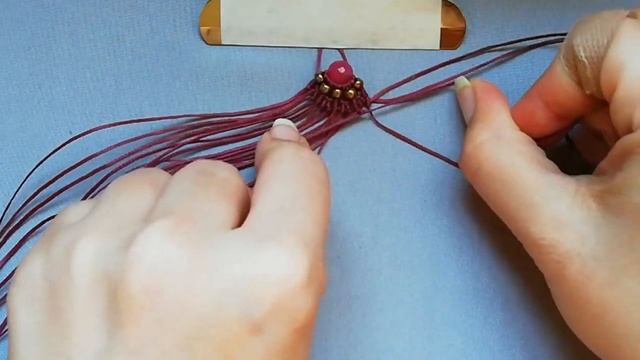Macrame earrings tutorial* diy|earrings tutorial with beads смотреть онлайн