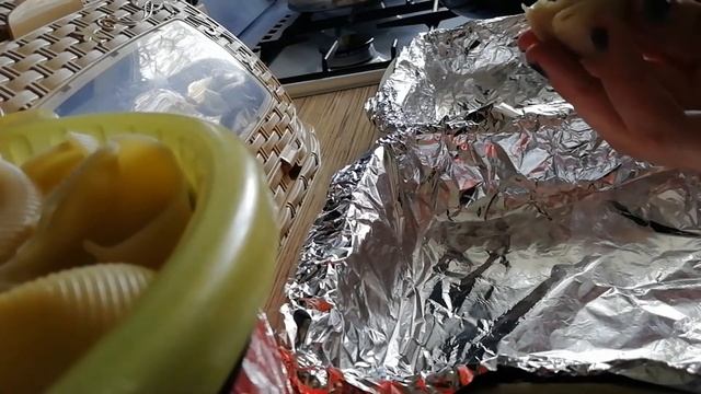 Готовлю запеченные фаршированные макарошки=) смотреть онлайн
