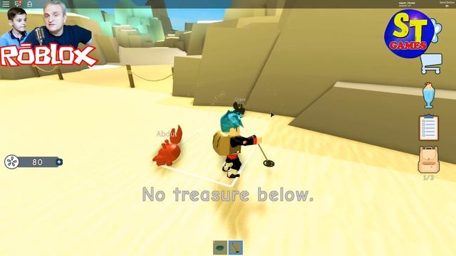 Роблокс ГОЛОВА ГИГАНТА в СИМУЛЯТОР ПЛЯЖА = ROBLOX по русски смотреть онлайн