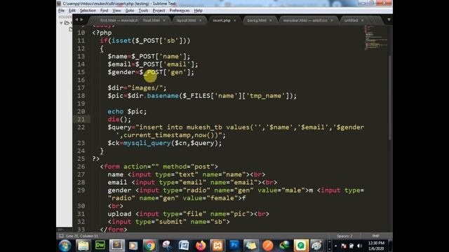 PHP class-09 Image upload смотреть онлайн