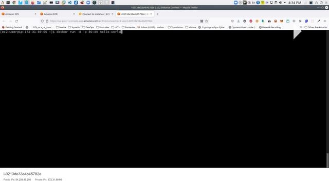 Creating a Docker image on AWS EC2 and pushing it to AWS ECR [in Arabic] смотреть онлайн