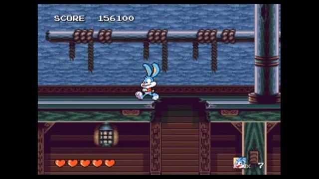 Sega Mega Drive 2 (Smd) 16-bit Tiny Toon Adventures Buster's Hidden Treasure Водопады