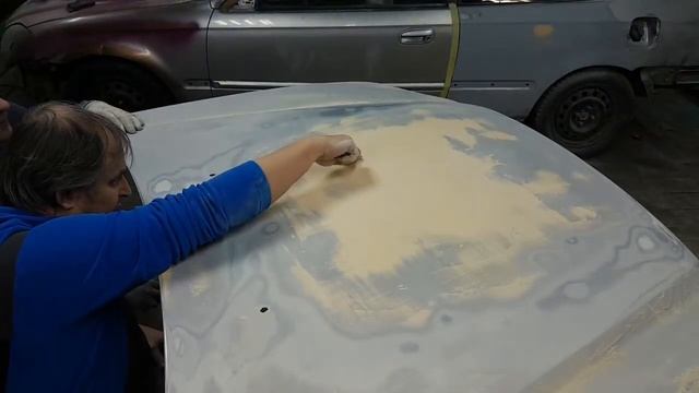 Учимся шпаклевать. Ремонт капота смотреть онлайн