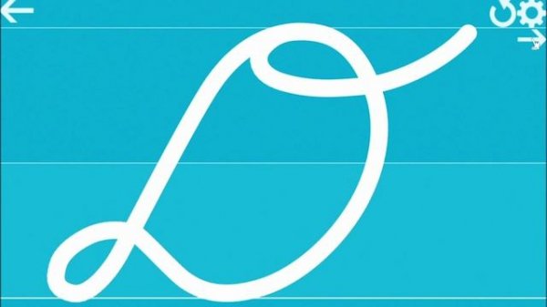 Writing Wizard Cursive Part 1 - Trace Letters & Words - best app demos for kids - Philip