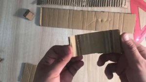 Настоящий танк из картона ( старой картонной коробки ).  Танк своими руками из картона и бумаги.