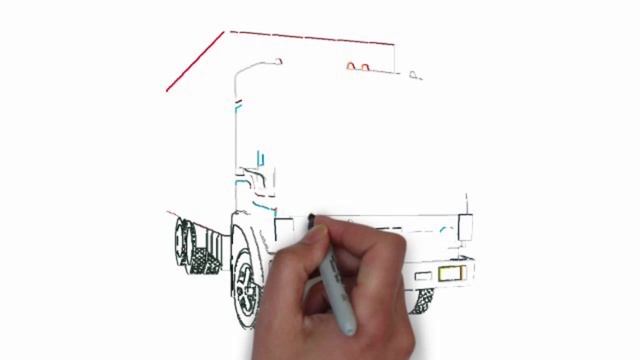 КАМАЗ 65117 рисунок. Как нарисовать тентованный камаз поэтапно смотреть онлайн