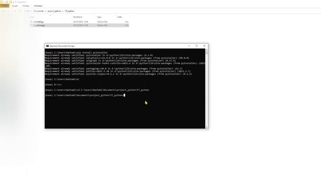crée un exécutable avec python en 2023 et résoudre les problème lors de sa création avc pyinstalle смотреть онлайн
