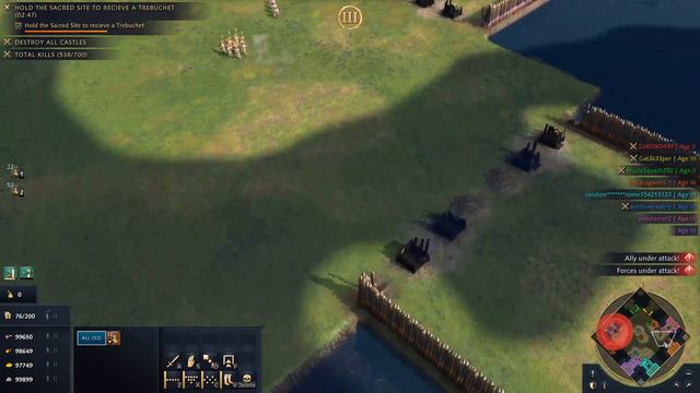 Age Of Empires 4 - 4v4 A FAST CBA BATTLE | Multiplayer Gameplay