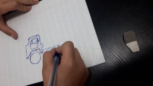 как нарисовать газ66