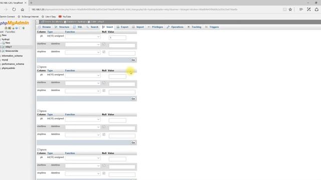phpMyadmin Relay Controller Demo смотреть онлайн